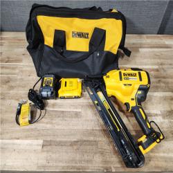 HOUSTON LOCATION - AS - IS DEWALT 20V MAX XR Lithium-Ion Cordless 2-1/2 in. 15-Gauge Finish Nailer Kit