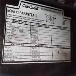 CALIFORNIA AS-IS CUB CADET XT1 RIDING MOWER