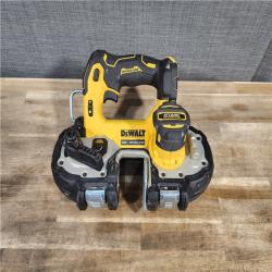 HOUSTON LOCATION - AS-IS Dewalt DCS377B 20V MAX ATOMIC Brushless Cordless 1-3/4  Compact Bandsaw (TOOL ONLY)