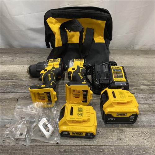 AS-IS DEWALT ATOMIC 20V MAX Lithium-Ion Cordless 2-Tool Combo Kit