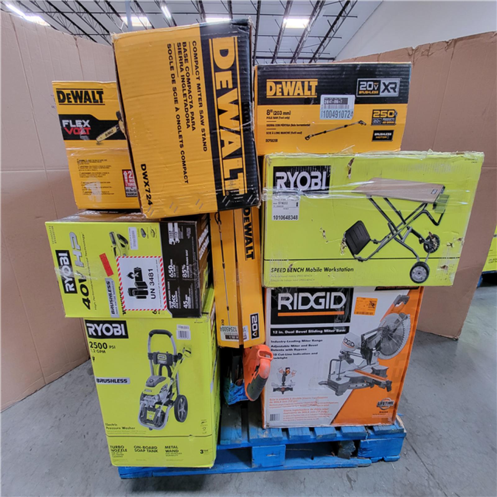 CALIFORNIA AS-IS TOOL PALLET