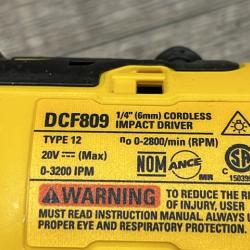 AS-IS DEWALT Atomic 20V Max Lithium-Ion Brushless Cordless Compact 1/4 in. Impact Driver Kit