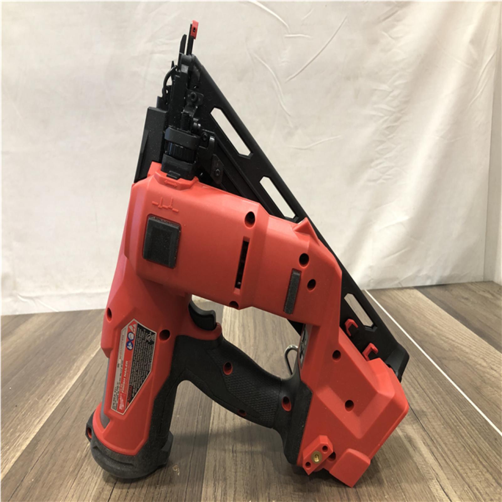 AS-IS Milwaukee FUEL 18V Lithium-Ion Brushless Cordless Gen II 15-Gauge Angled Nailer (Tool-Only)