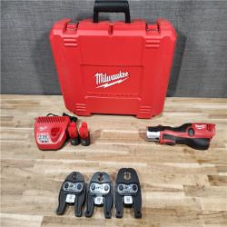 HOUSTON LOCATION - AS-IS (APPEARS LIKE NEW) M12 12-Volt Lithium-Ion Force Logic Cordless Press Tool Kit (3 Jaws Included) with Two 1.5 Ah Battery and Hard Case