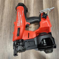 AS-IS Milwaukee M18 FUEL 18-Volt Lithium-Ion Brushless Cordless Coil Roofing Nailer (Tool Only)