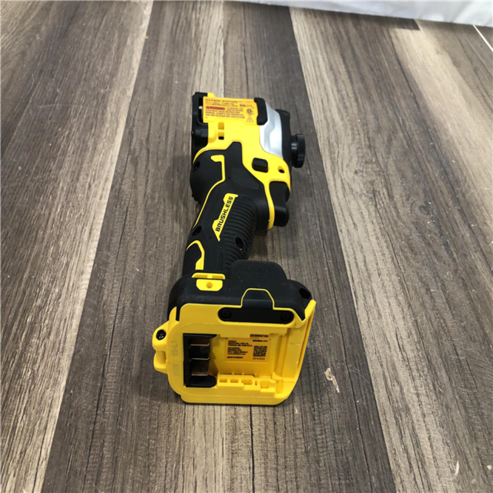 AS-IS DEWALT ATOMIC 20V MAX Cordless Brushless Compact 1/4 in. Impact Driver (Tool Only)