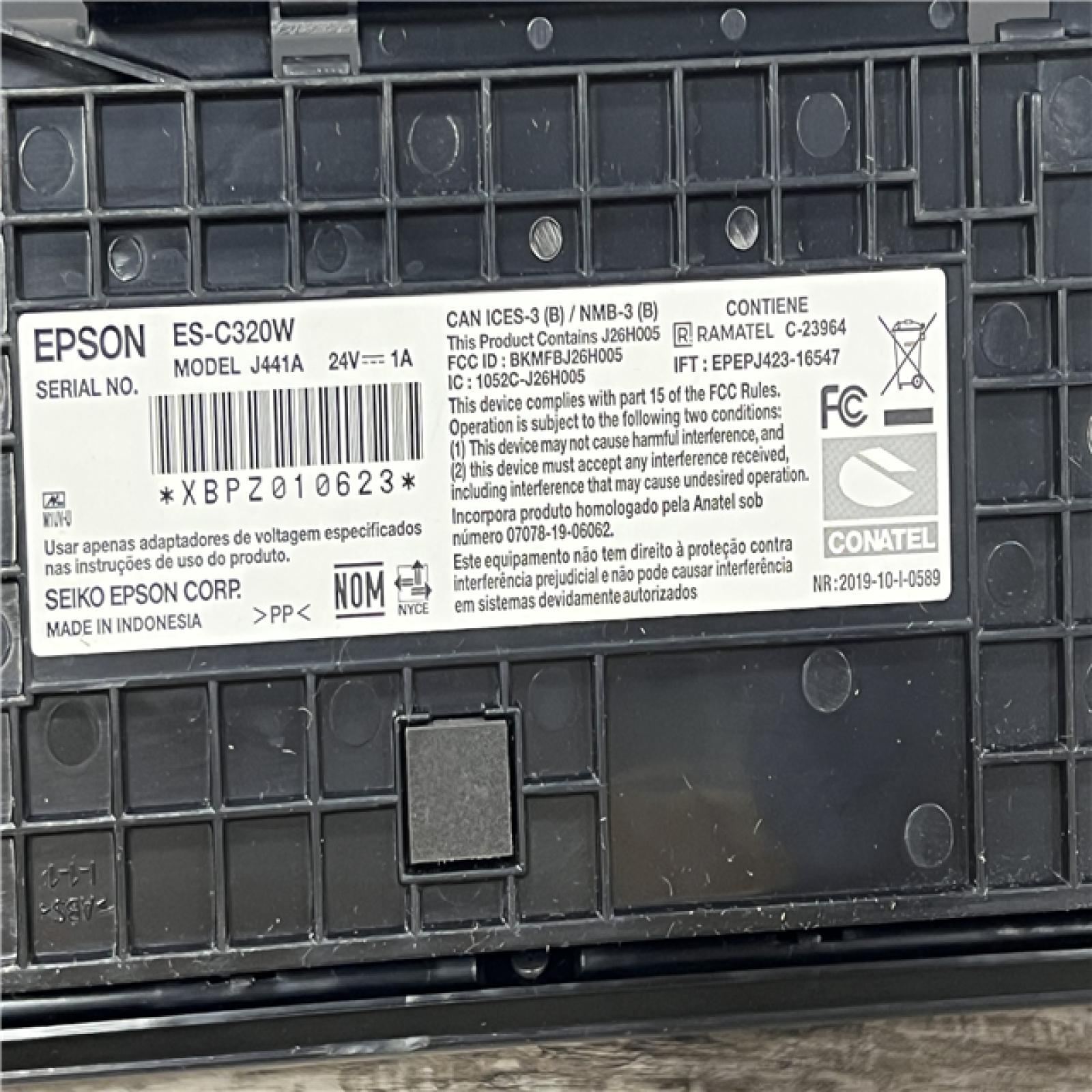 AS-IS Epson WorkForce Wireless Compact Desktop Document Scanner with Auto Document Feeder