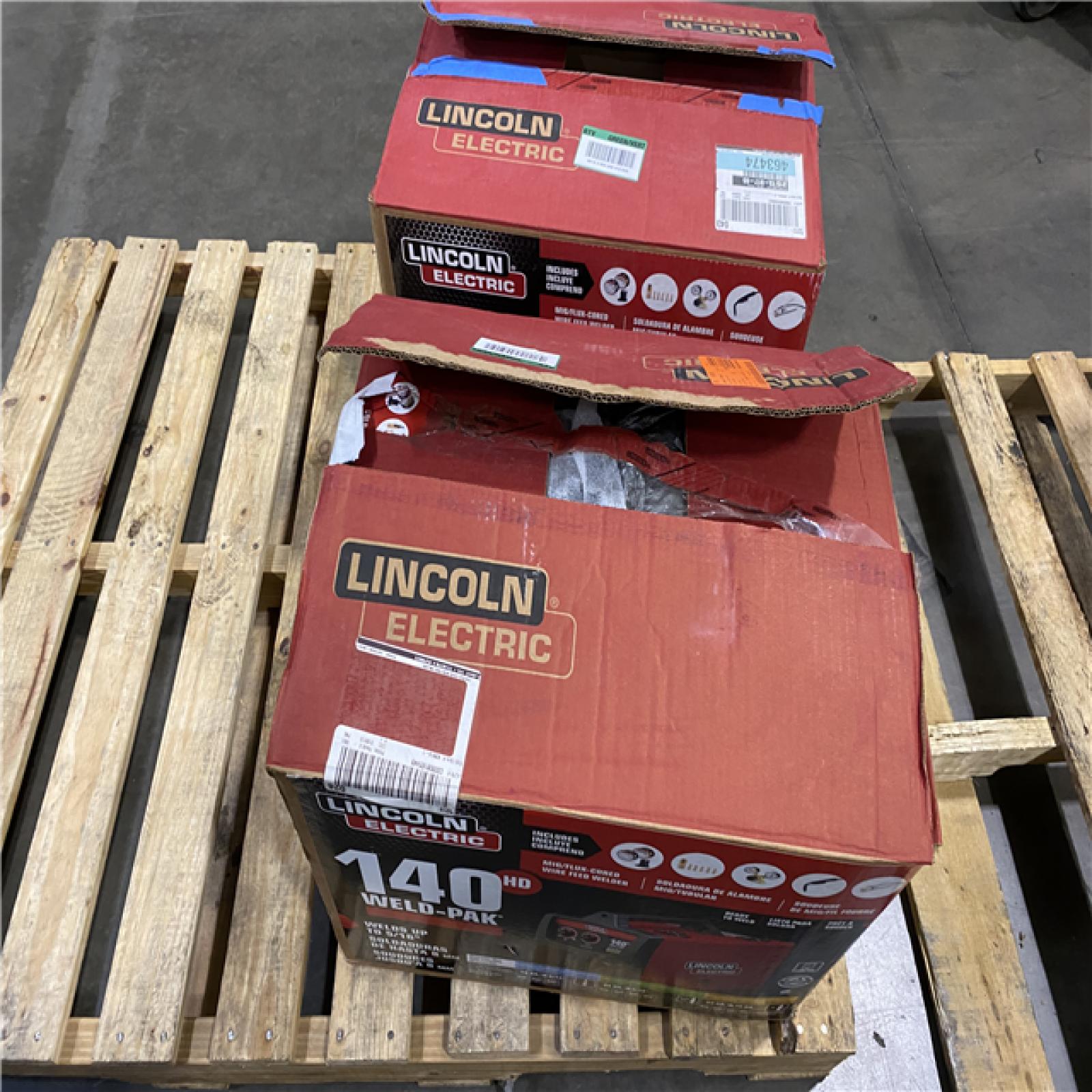 Dallas Location - As-Is Weld-Pak 140 Amp MIG and Flux-Core Wire Feed Welder (Lot Of 2)