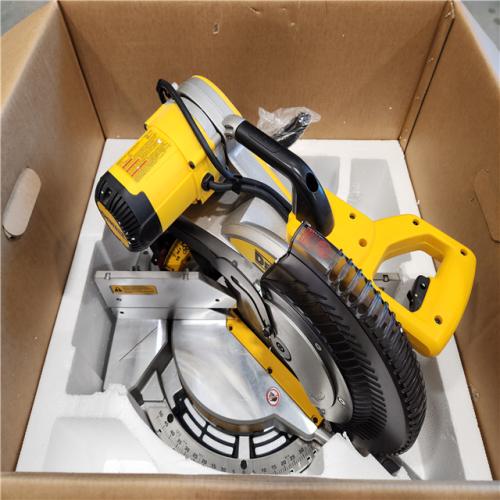 AS-IS DeWalt 15 Amp Corded 12 in. Compound Double Bevel Miter Saw