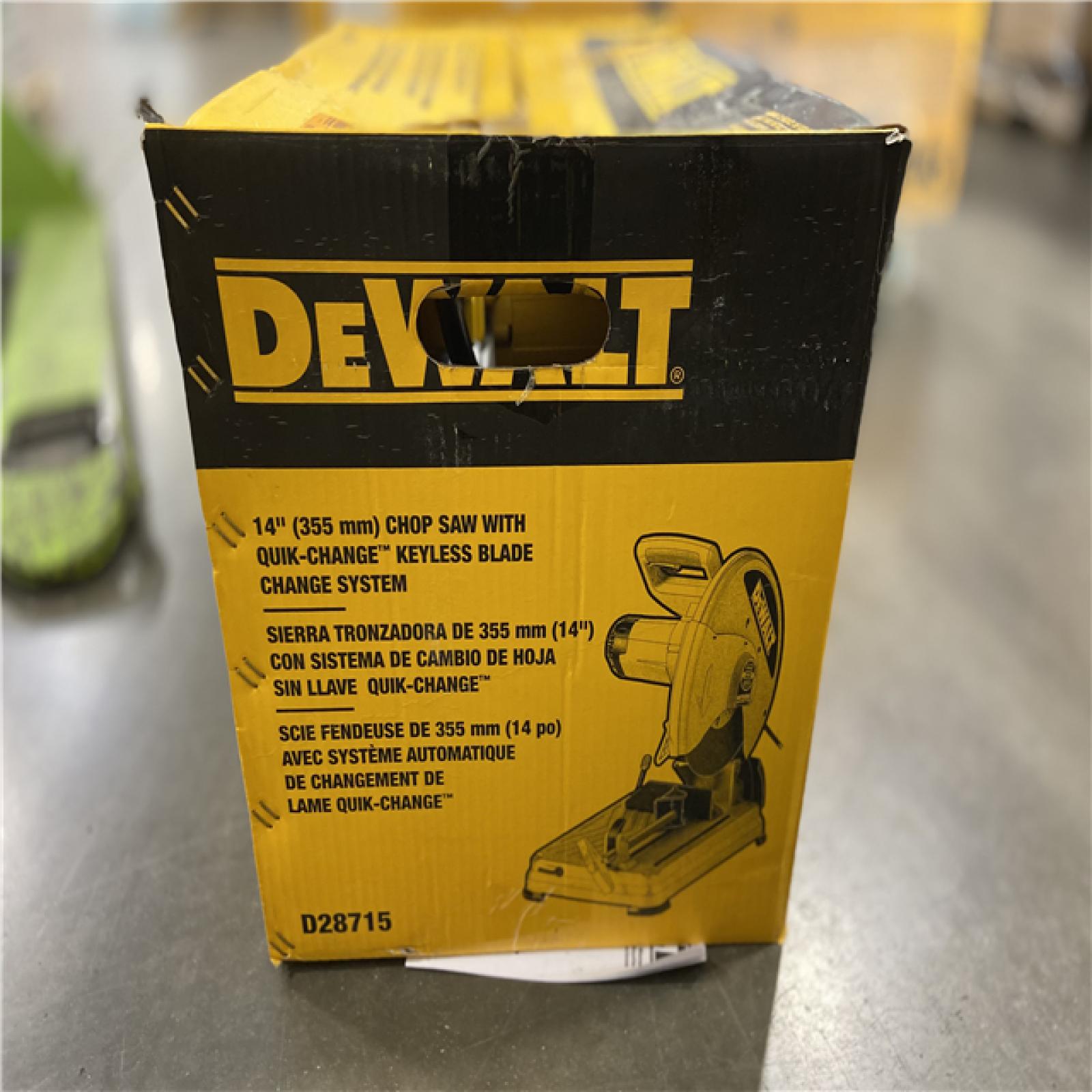 DALLAS LOCATION - DEWALT 15 Amp Corded 14 in. Cut-Off Saw