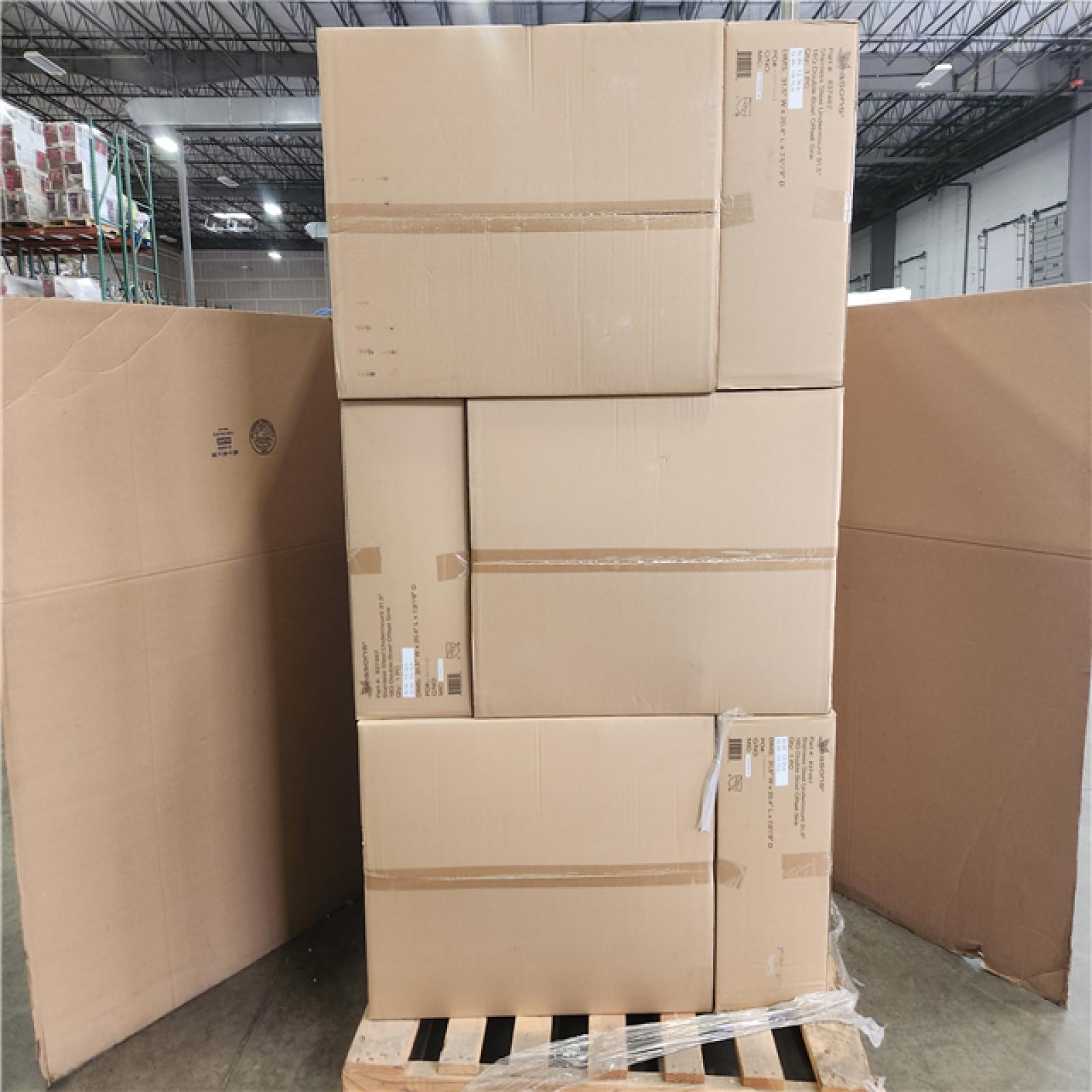 Phoenix NEW Seasons Stainless Steel Undermount 31.5 18G Double Bowl Offset Sink Pallet (12-Boxes)