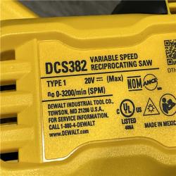 AS-IS DEWALT 20V MAX Cordless Brushless Reciprocating Saw (Tool Only)
