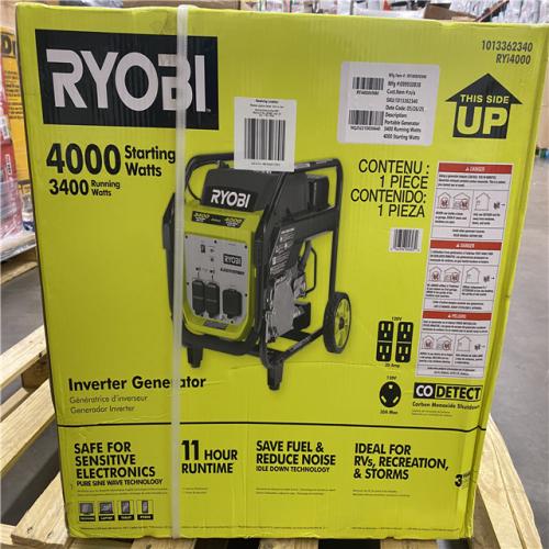 Dallas Location - NEW- RYOBI 4000-Watt Gasoline Powered