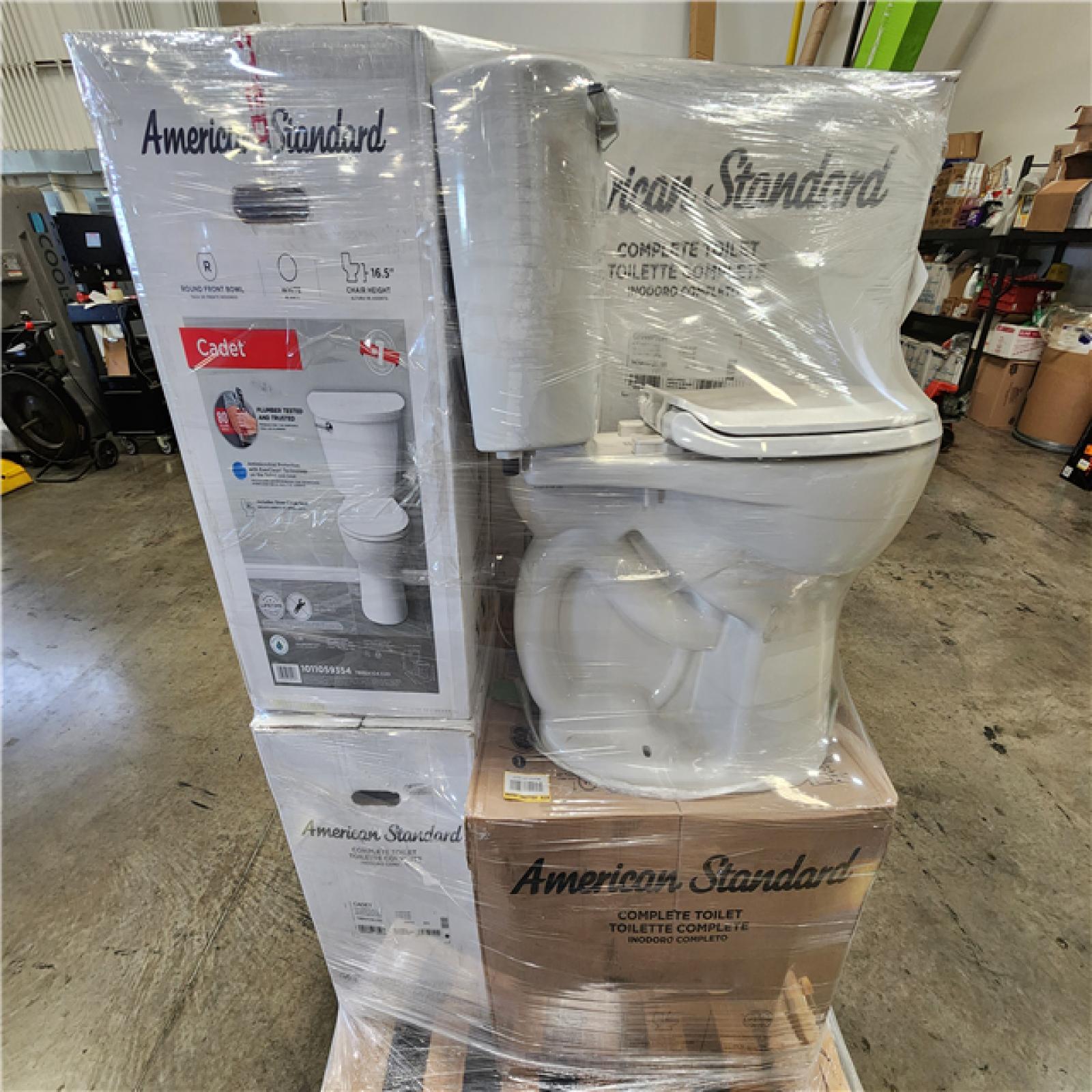 Phoenix AS-IS Mixed American Standard Toilet Pallet (6 Toilets)