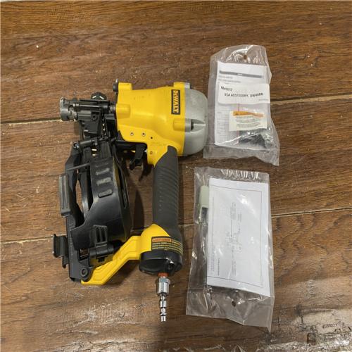 AS-IS 1-3/4 in. 15 Degree Pneumatic Coil Roofing Nailer