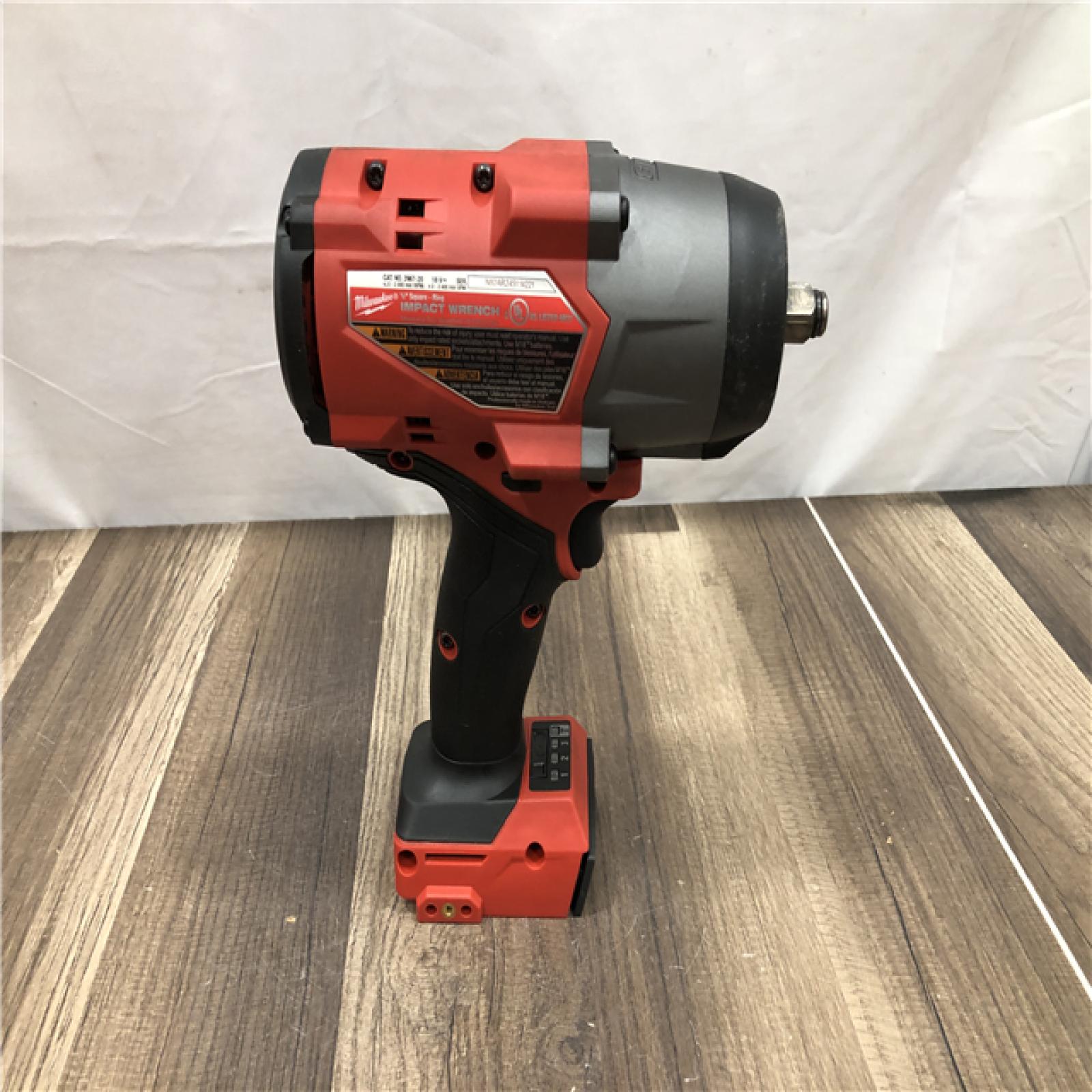 AS-IS Milwaukee  FUEL 18V Lithium-Ion Brushless Cordless 1/2 in. Impact Wrench w/Friction Ring Kit