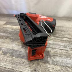 AS-IS Milwaukee FUEL 18-Volt Lithium-Ion Brushless Cordless Gen II 15-Gauge Angled Finish Nailer (Tool-Only)