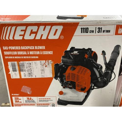 Dallas Location - As-Is ECHO 220 MPH 1110 CFM 79.9 cc Gas 2-Stroke X Series Backpack Blower