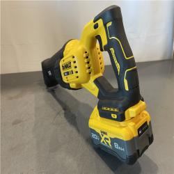 AS-IS - DeWalt 20V XR Lithium-Ion Cordless Reciprocating Saw with 20V Max XR 8.0 Ah Battery