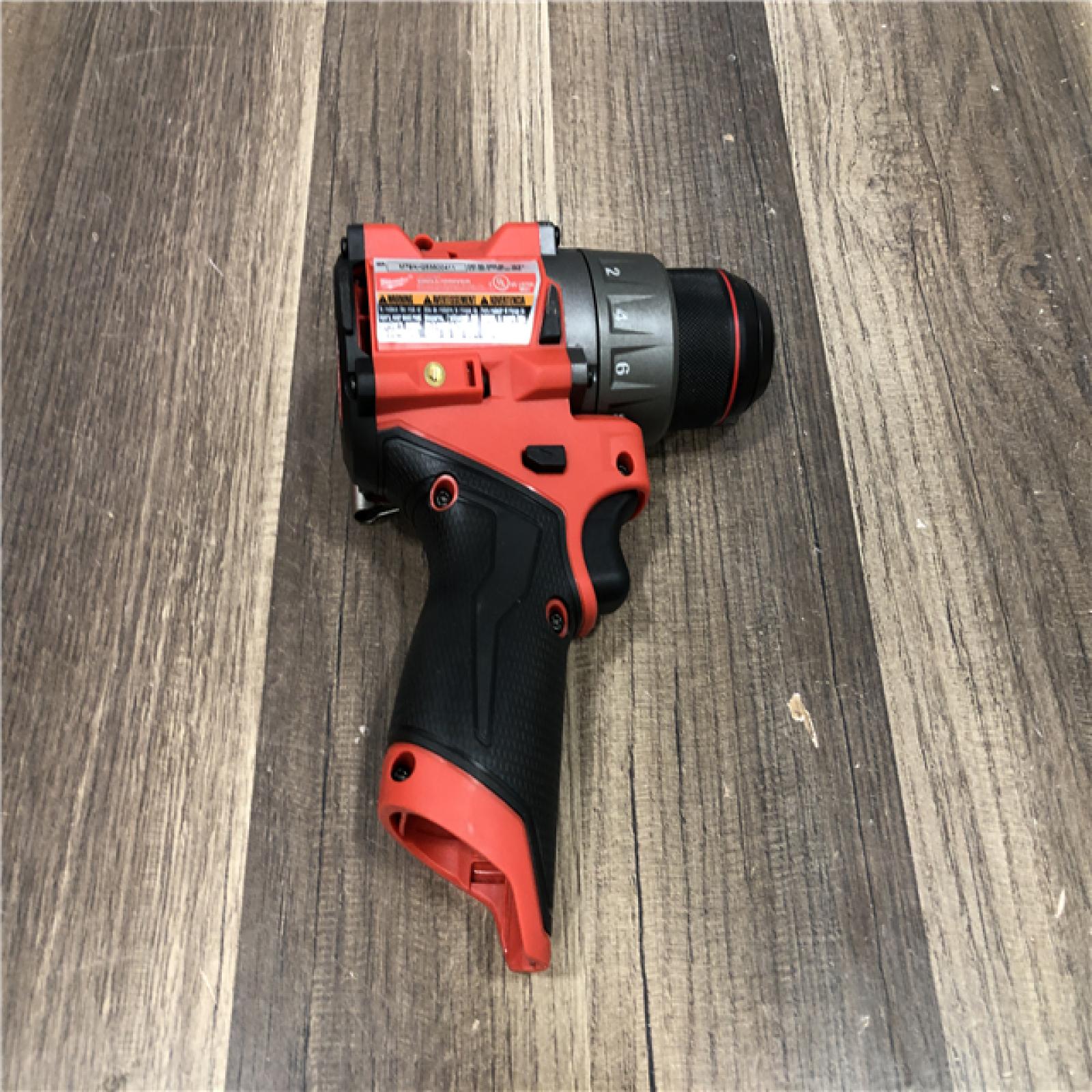 AS-IS  Milwaukee FUEL 12V Lithium-Ion Brushless Cordless 1/2 in. Drill Driver (Tool-Only)