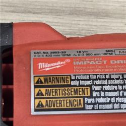 AS-IS Milwaukee 2953-20 18V Cordless 1/4 Hex Impact Driver (Tool-Only)