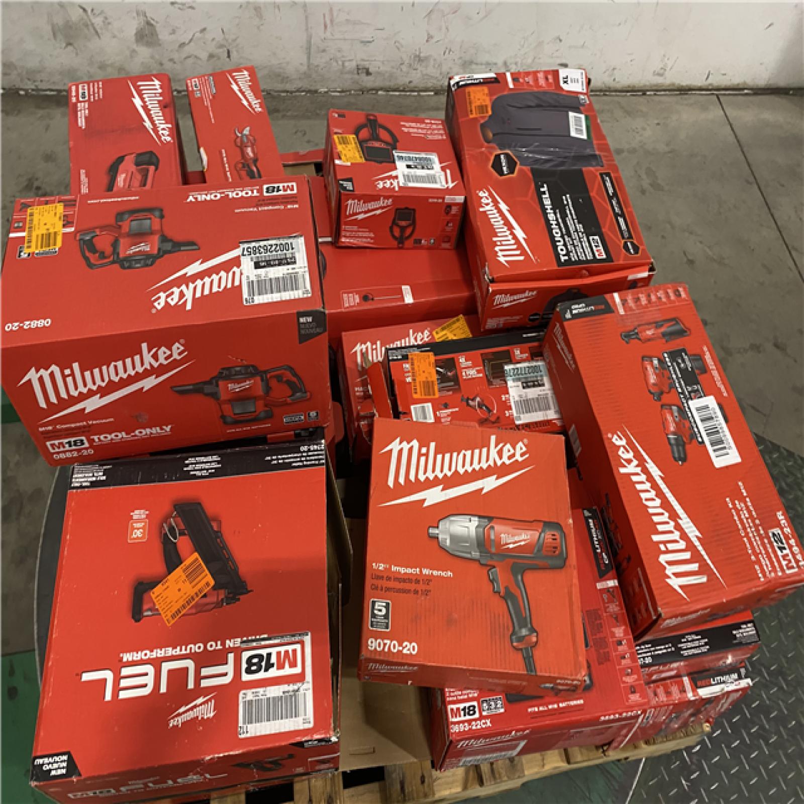 Dallas Location - As-Is MILWAUKEE Tool Pallet