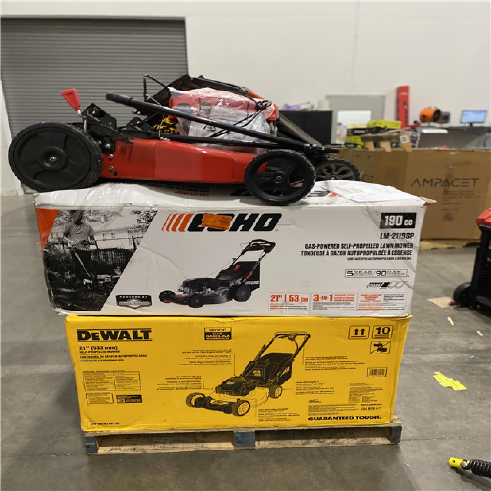 Dallas Location - As-Is Lawn Mower Pallet