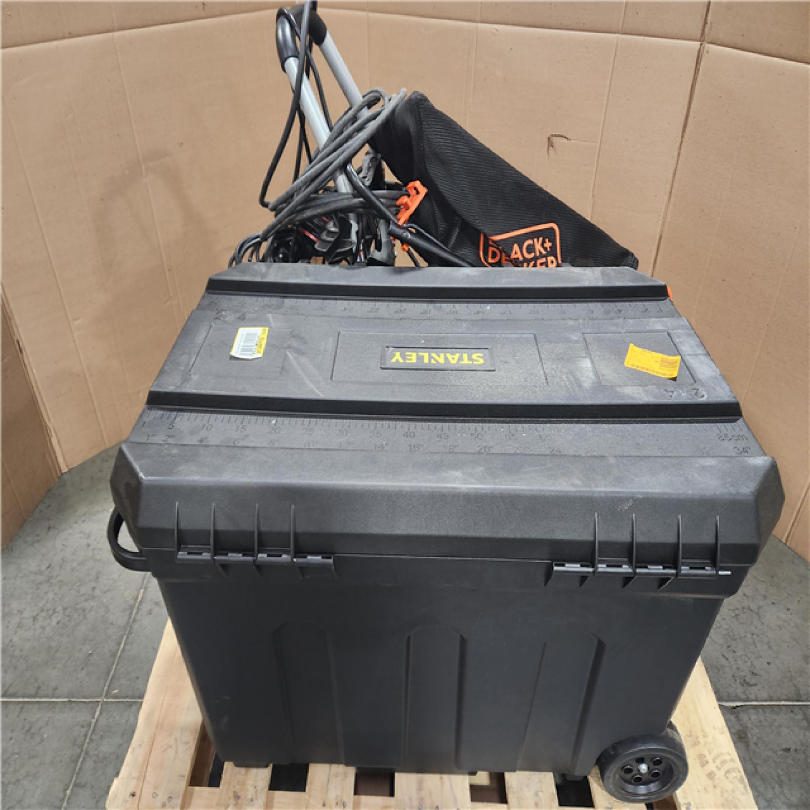 California as-is power equipment pallet