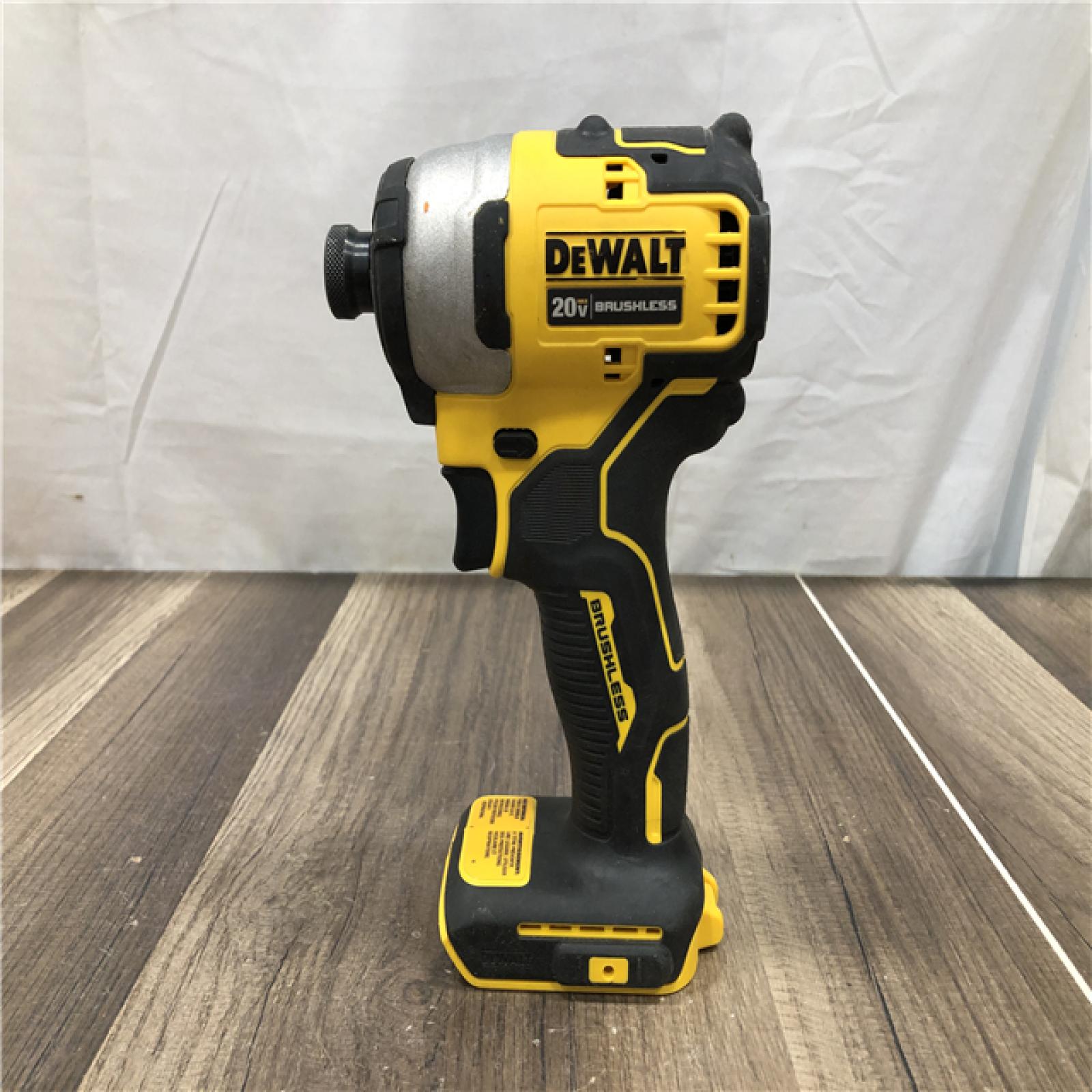 AS-IS DEWALT ATOMIC 20V MAX Cordless Brushless Compact 1/4 in. Impact Driver (Tool Only)