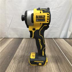AS-IS DEWALT ATOMIC 20V MAX Cordless Brushless Compact 1/4 in. Impact Driver (Tool Only)