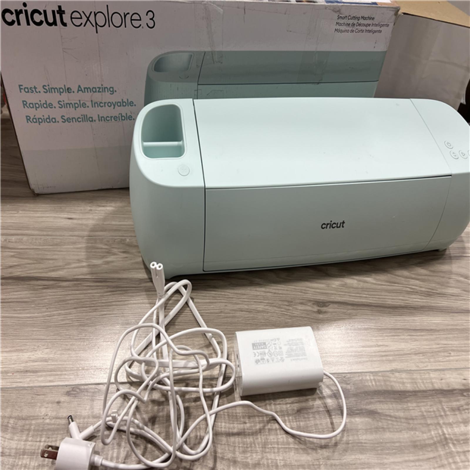 AS-IS Cricut Explore 3 Smart Cutting Machine - Mint