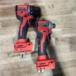 HOUSTON LOCATION - AS-IS Milwaukee 18-Volt Lithium-Ion Brushless Cordless Compact Hammer Drill/Impact Combo Kit