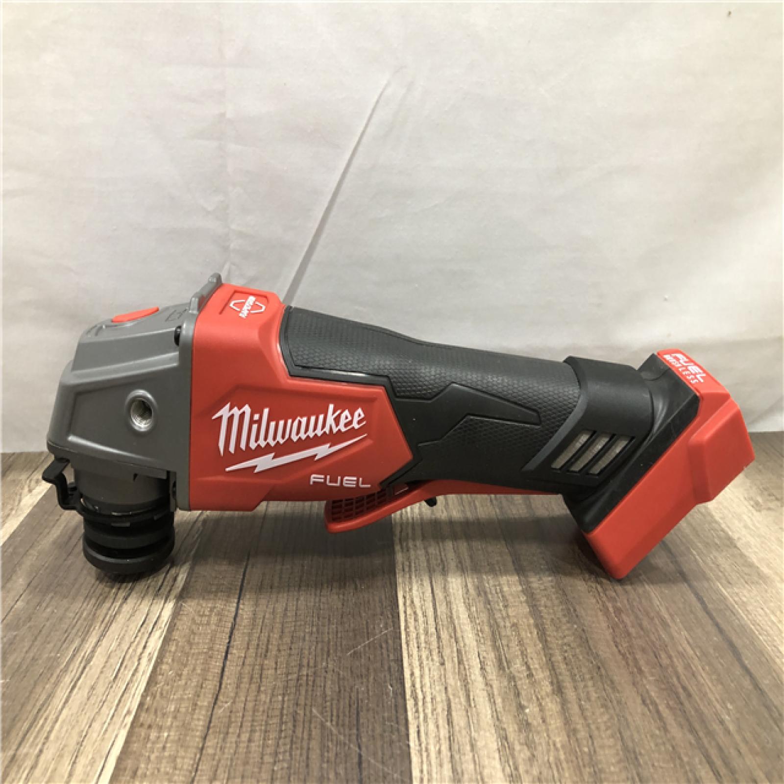 AS-IS Milwaukee FUEL 18V Lithium-Ion Brushless Cordless 4-1/2 in./5 in. Grinder w/Paddle Switch (Tool-Only)