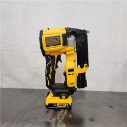AS-IS- DEWALT ATOMIC 20V MAX Lithium Ion Cordless 23 Gauge Pin Nailer Kit
