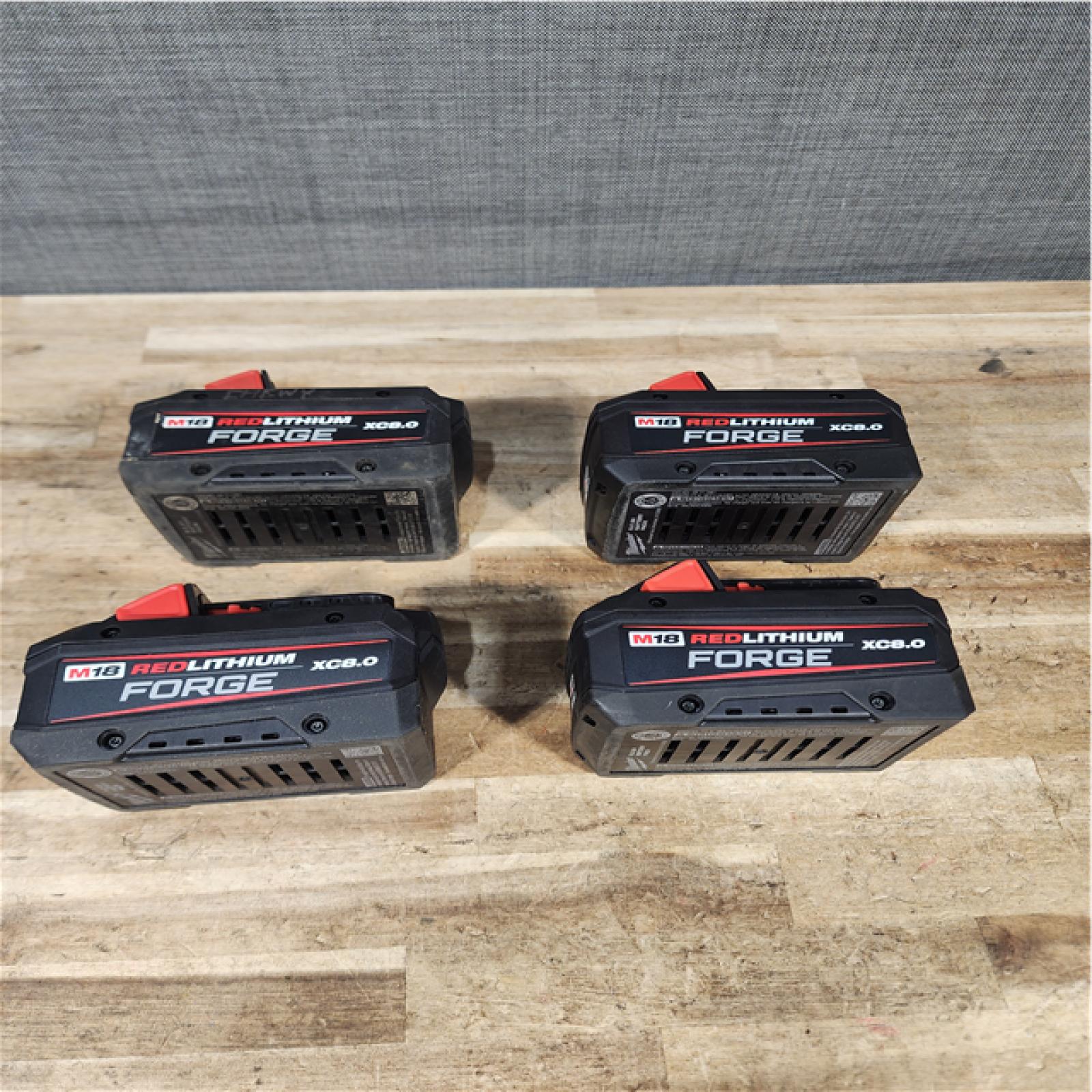 HOUSTON LOCATION - AS-IS Milwaukee Battery pack QTY 4