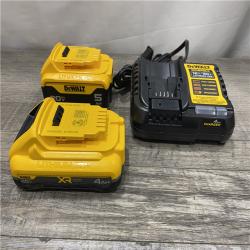 AS-IS DEWALT 20V MAX Lithium-Ion Starter Kit with 4.0 Ah and 5.0 Ah Batteries and Charger