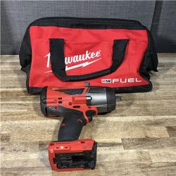 Houston Location AS-IS Milwaukee FUEL 18V Lithium-Ion Brushless Cordless 1/2 in. Impact Wrench with Friction Ring (Tool-Only)