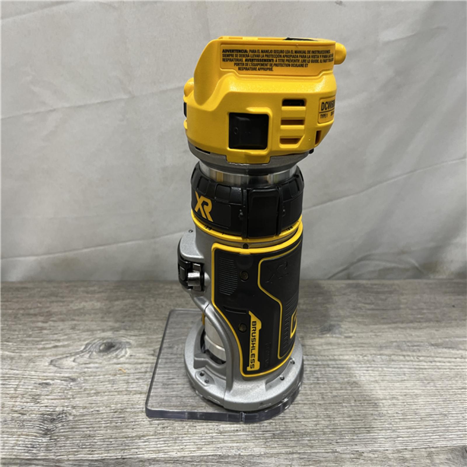 AS-IS DEWALT 20V MAX XR Cordless Brushless Fixed Base Compact Router (Tool Only)