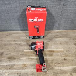 HOUSTON LOCATION - AS-IS (APPEARS LIKE NEW) Milwaukee 2962-20  M18 18V Fuel 1/2 Mid-Torque Impact Wrench Cordless Lithium-Ion Brushless (Tool-Only)