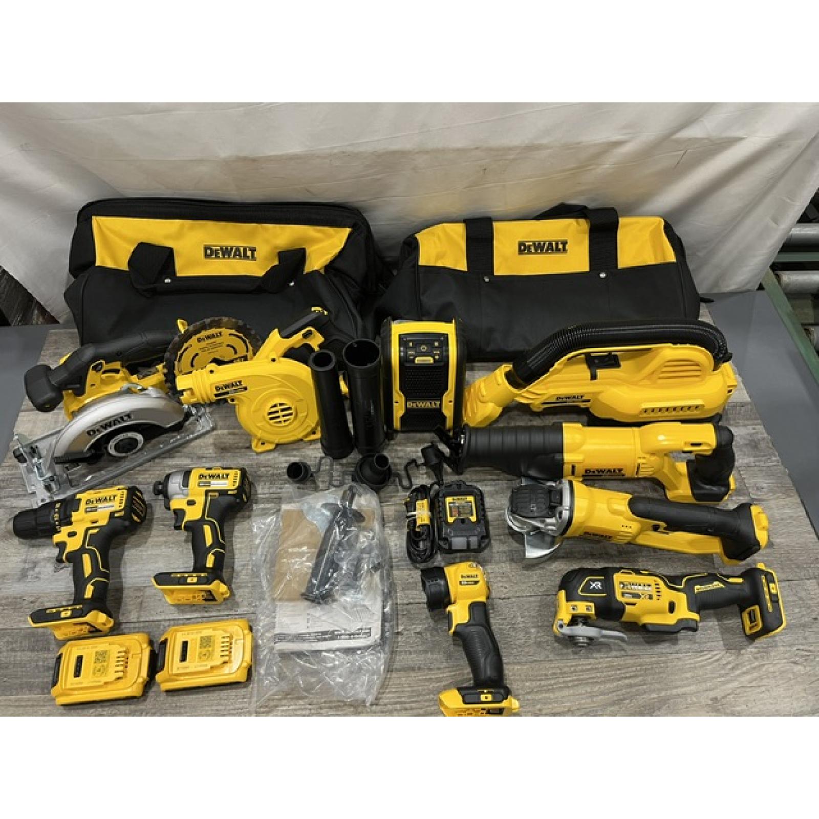 NEW - DEWALT 20-Volt Max Lithium-Ion (10-Tool) Cordless Combo Kit