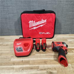 HOUSTON LOCATION - AS - IS Milwaukee FUEL SURGE 12V Lithium-Ion Brushless Cordless 1/4 in. Hex Impact Driver Compact Kit