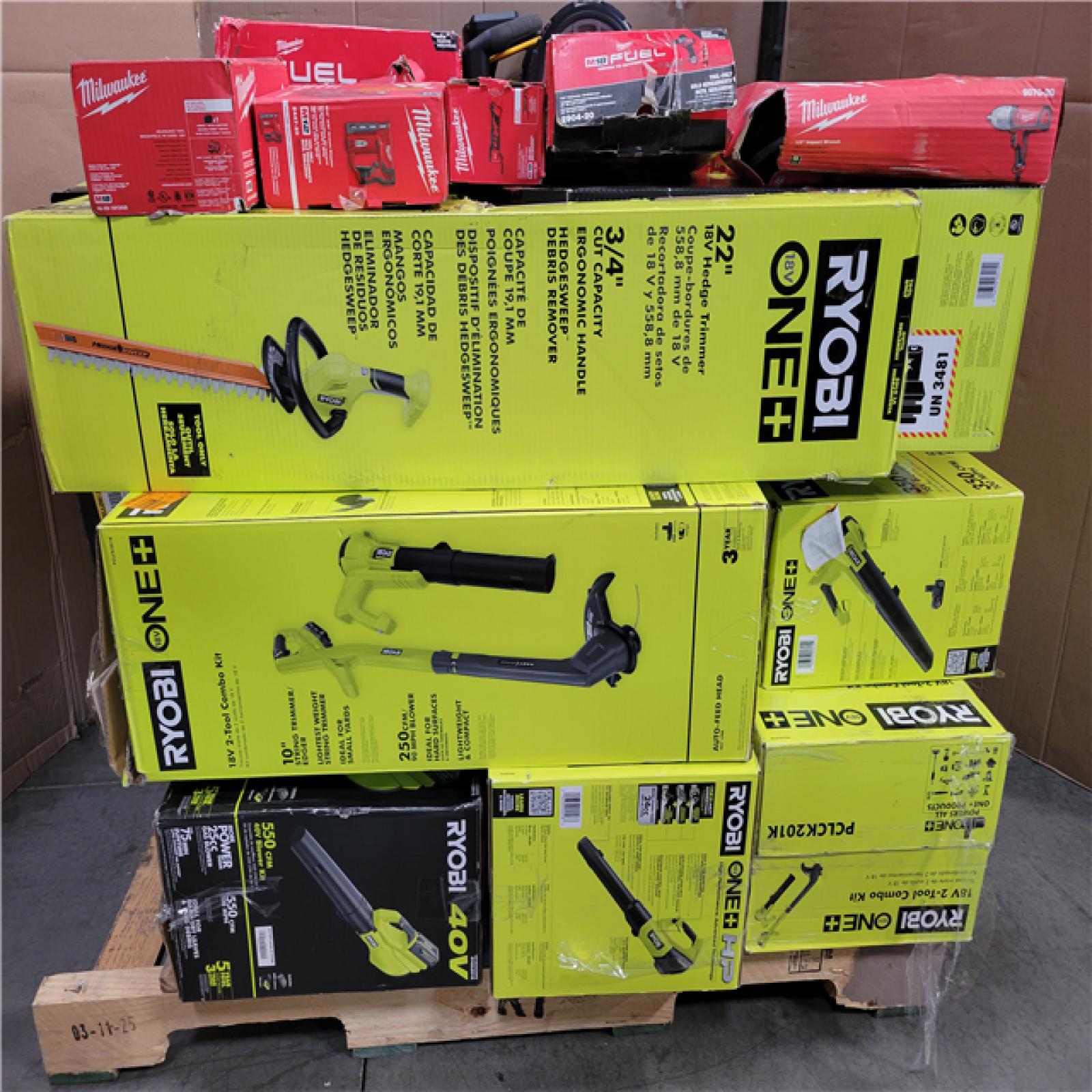 CALIFORNIA AS-IS TOOL PALLET