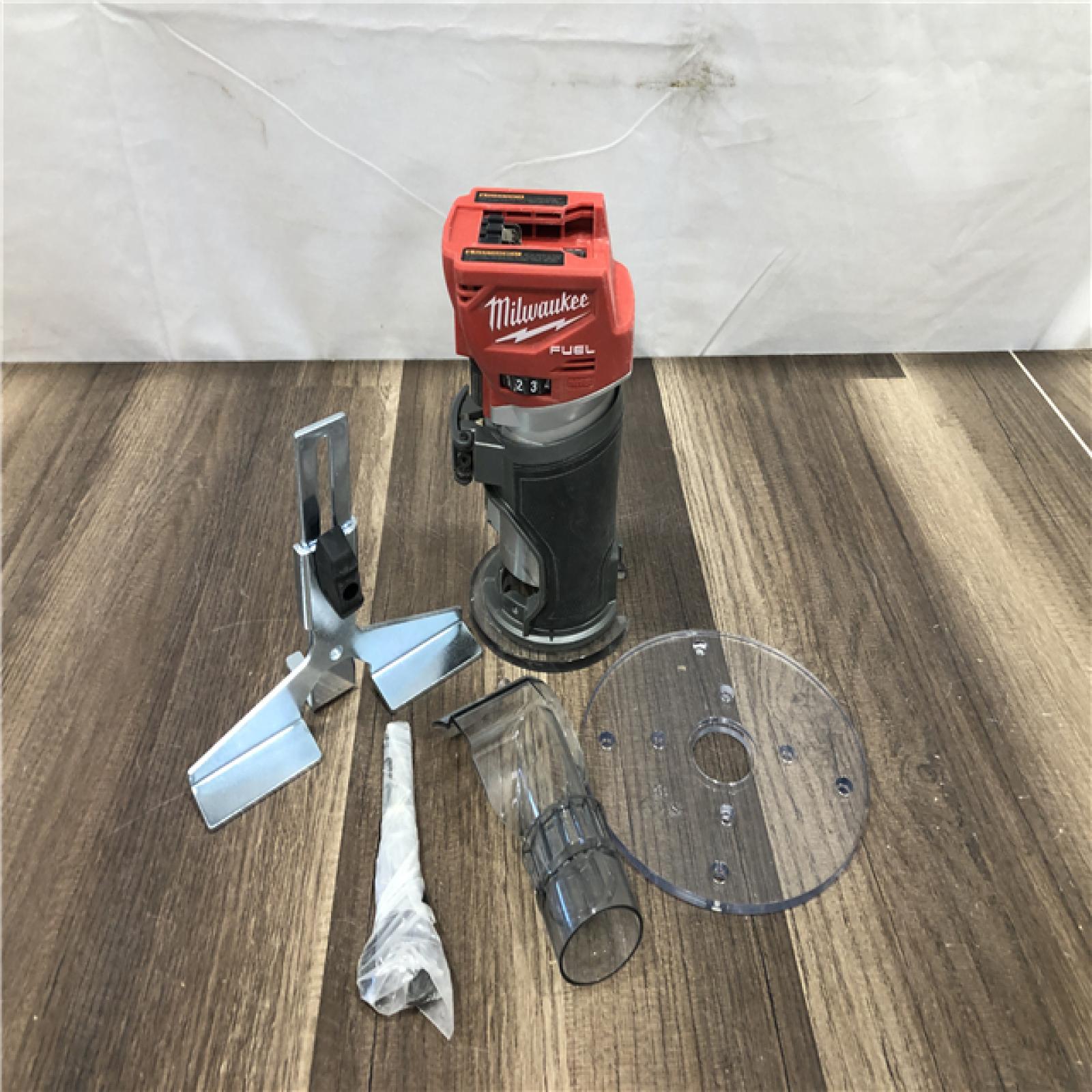 AS-IS  Milwaukee FUEL 18V Lithium-Ion Brushless Cordless Compact Router (Tool-Only)