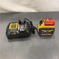 AS-IS - DEWALT FLEXVOLT 20V/60V MAX Lithium-Ion 6.0Ah Battery Pack with 6 Amp Output Charger