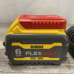 AS-IS DEWALT FLEXVOLT 20V/60V MAX Lithium-Ion 6.0Ah Battery Pack with 6 Amp Output Charger