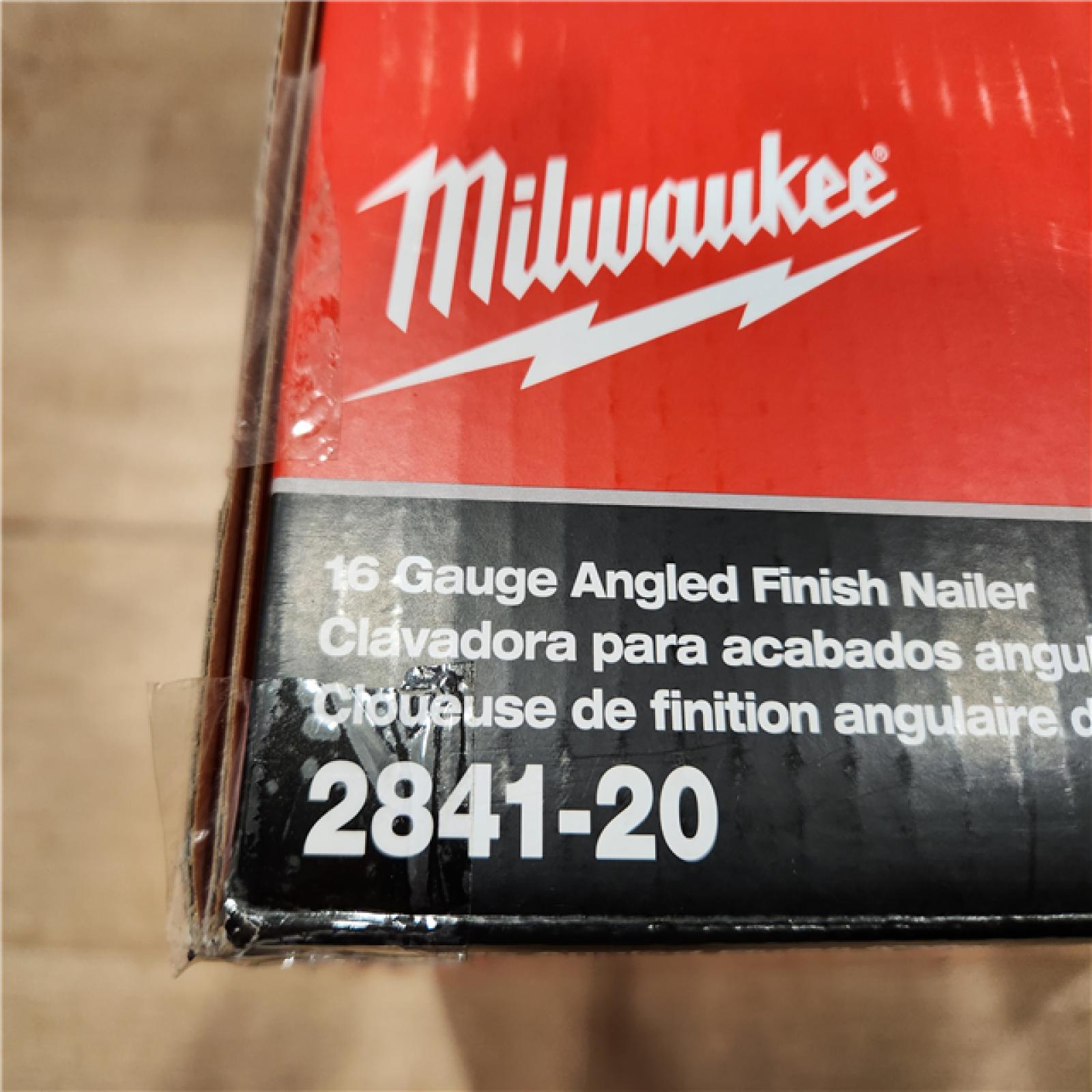 NEW- Milwaukee  FUEL 18-Volt Lithium-Ion Brushless Cordless Gen II 16-Gauge Angled Finish Nailer (Tool-Only)