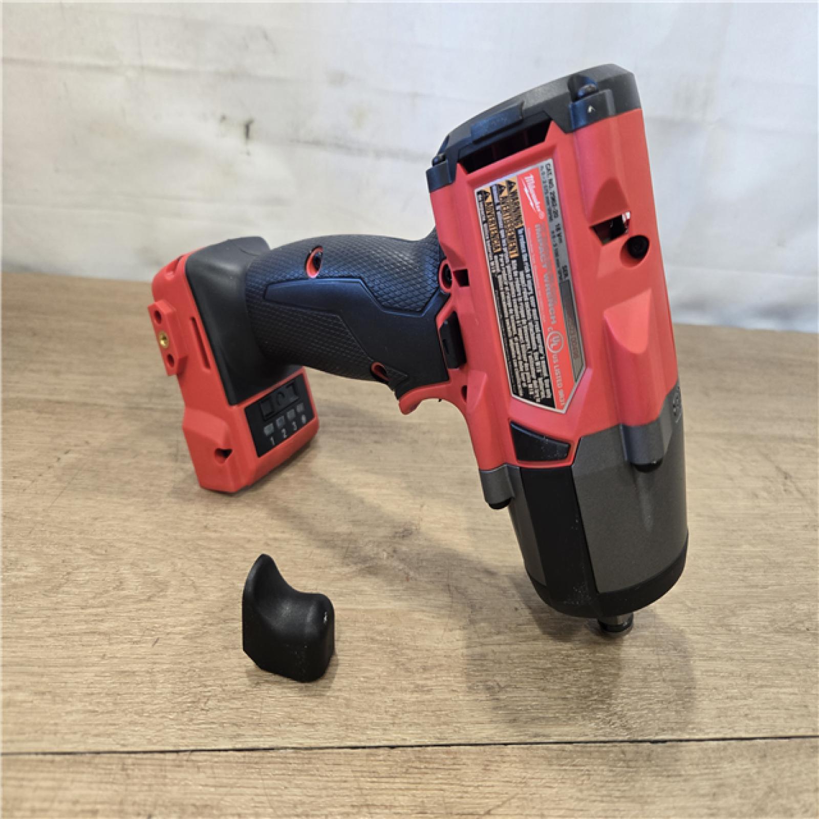 AS-IS Milwaukee FUEL 18V Cordless Mid Torque 1/2 in. Impact Wrench w/ M12 FUEL 3/8 in. Ratchet Combo Kit