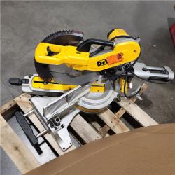 As-Is-  DEWALT 12 Double Bevel Sliding Compound Miter Saw