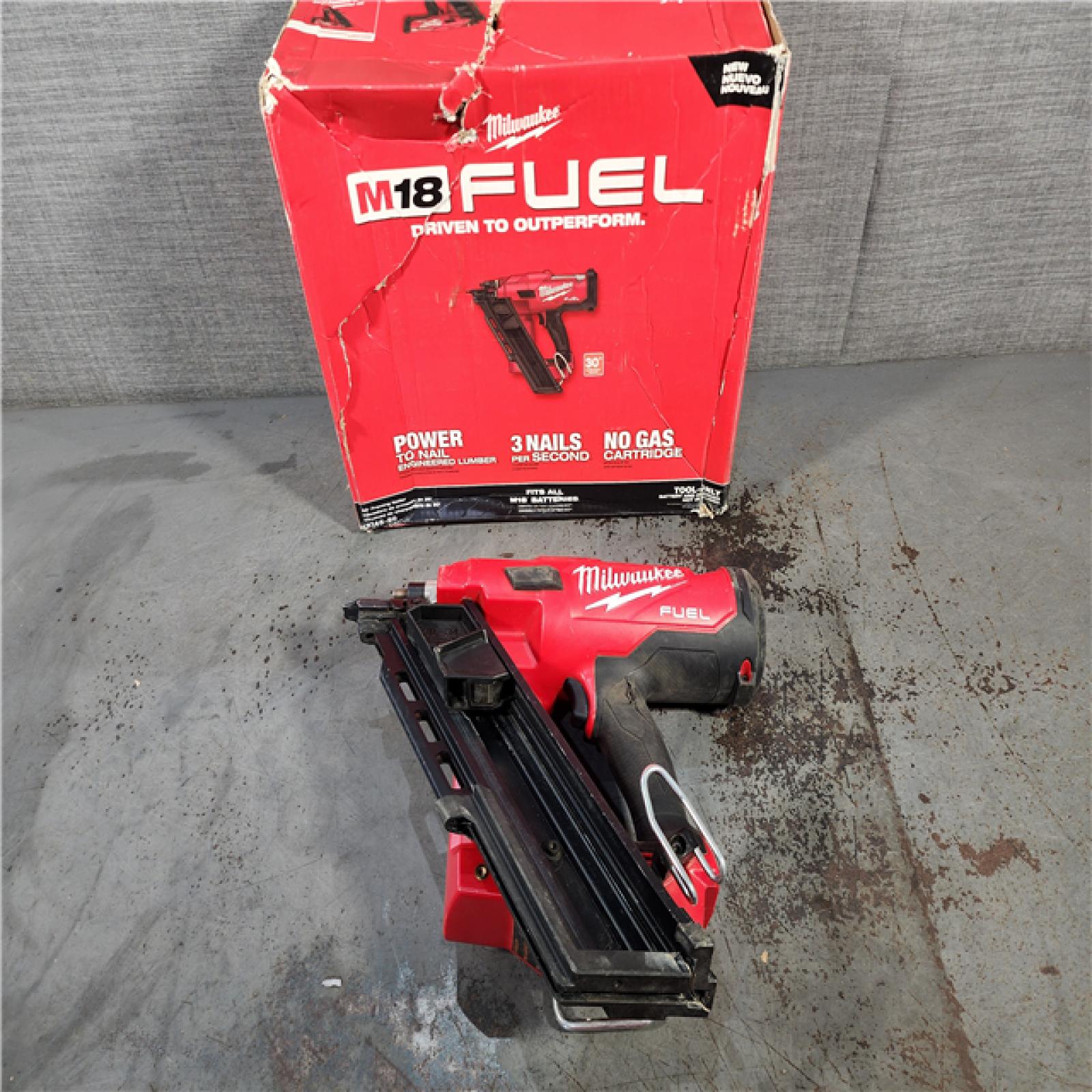HOUSTON LOCATION - AS-IS M18 FUEL 3-1/2 in. 18-Volt 30-Degree Lithium-Ion Brushless Cordless Framing Nailer (Tool-Only)