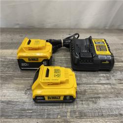 AS-IS DEWALT 20V MAX Lithium-Ion Battery Kit with 5.0Ah and 2.0Ah Battery and Charger